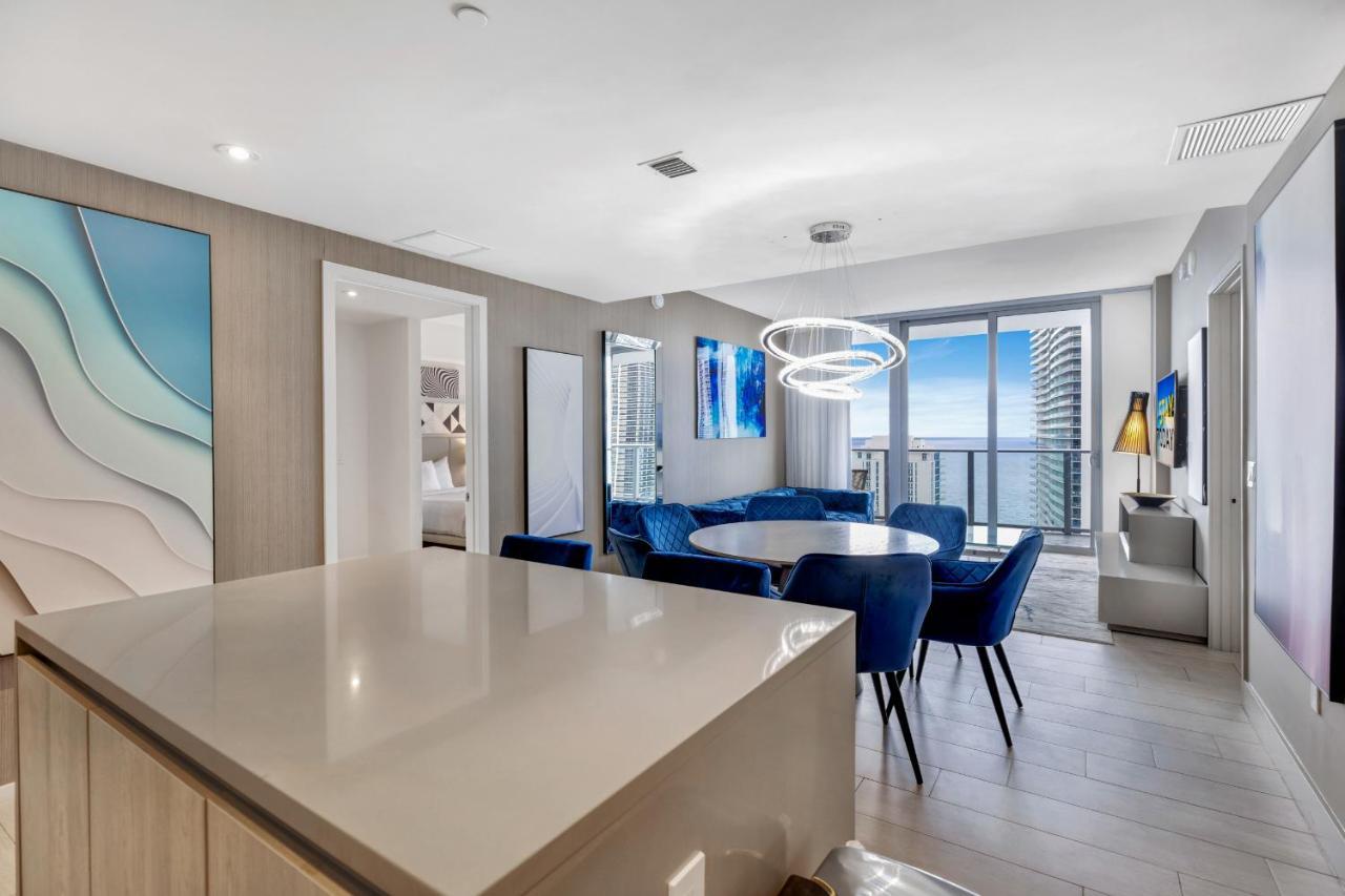 Hyde House - Luxury Waterfront 2Br 2Ba Apartment Suite With Direct Ocean View, Roof Top Pool, Resort Amenities Холивуд Екстериор снимка