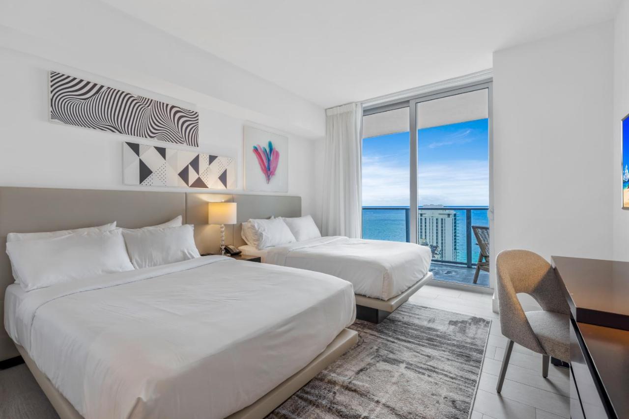 Hyde House - Luxury Waterfront 2Br 2Ba Apartment Suite With Direct Ocean View, Roof Top Pool, Resort Amenities Холивуд Екстериор снимка