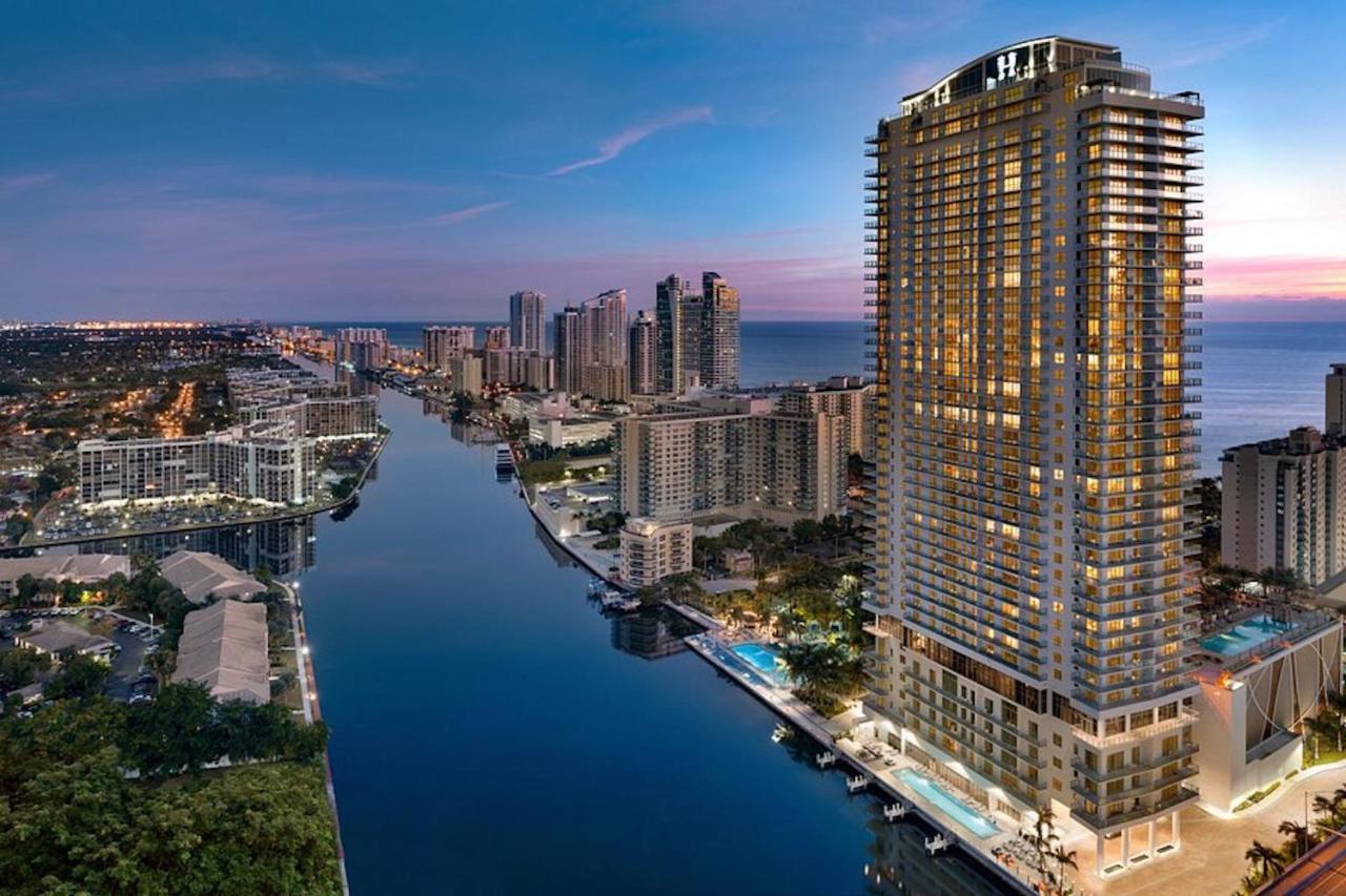 Hyde House - Luxury Waterfront 2Br 2Ba Apartment Suite With Direct Ocean View, Roof Top Pool, Resort Amenities Холивуд Екстериор снимка
