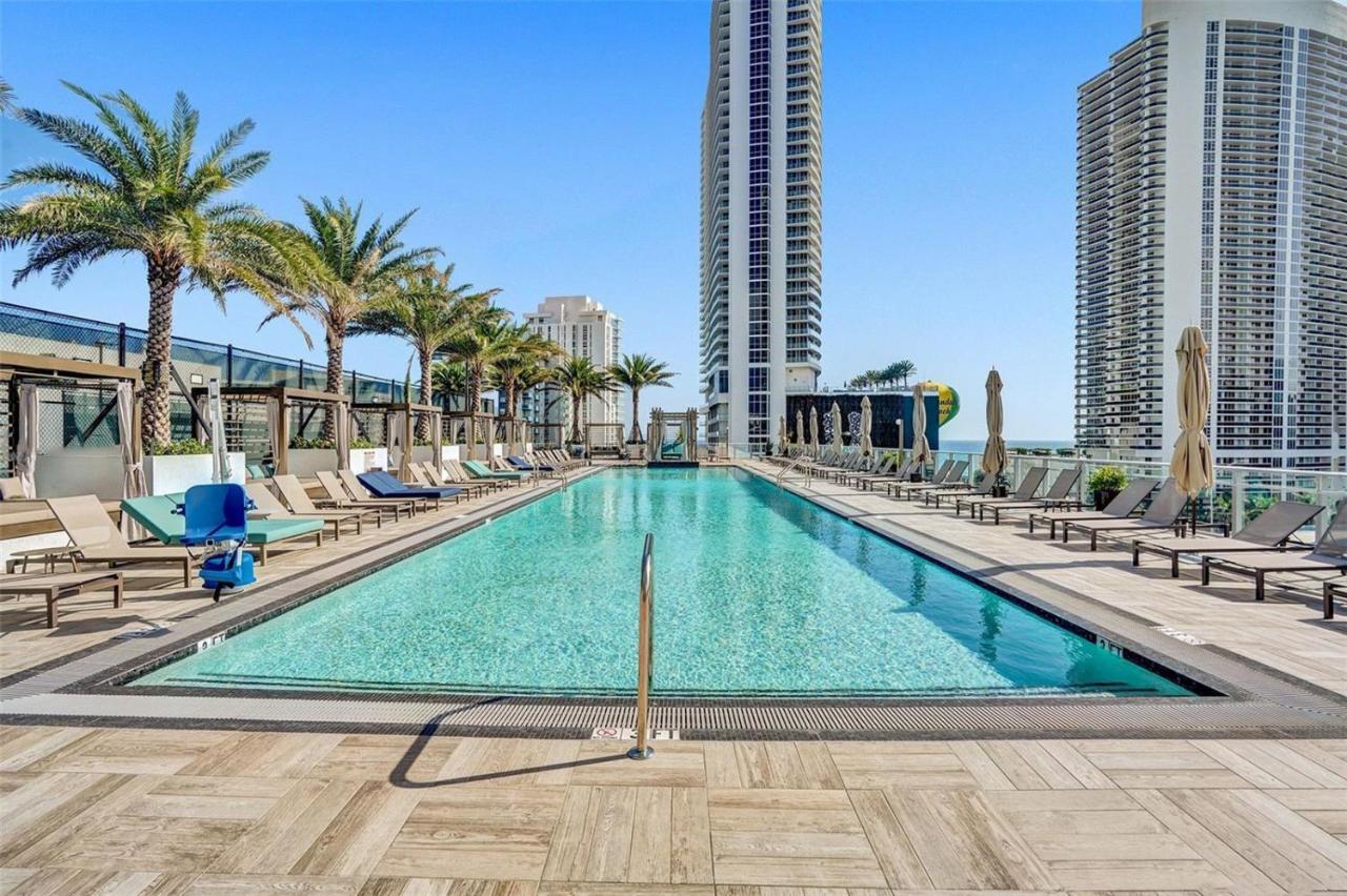 Hyde House - Luxury Waterfront 2Br 2Ba Apartment Suite With Direct Ocean View, Roof Top Pool, Resort Amenities Холивуд Екстериор снимка