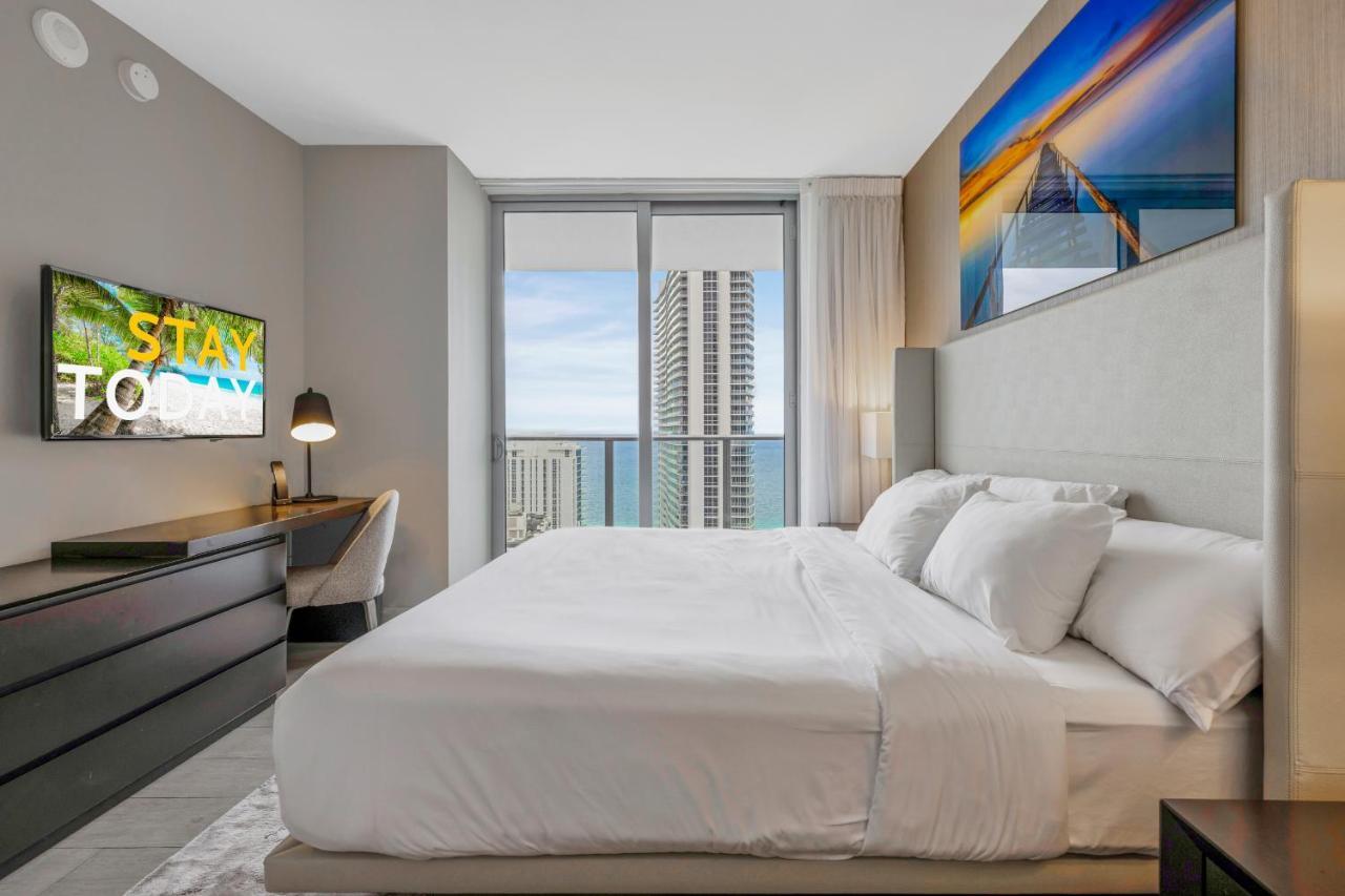 Hyde House - Luxury Waterfront 2Br 2Ba Apartment Suite With Direct Ocean View, Roof Top Pool, Resort Amenities Холивуд Екстериор снимка